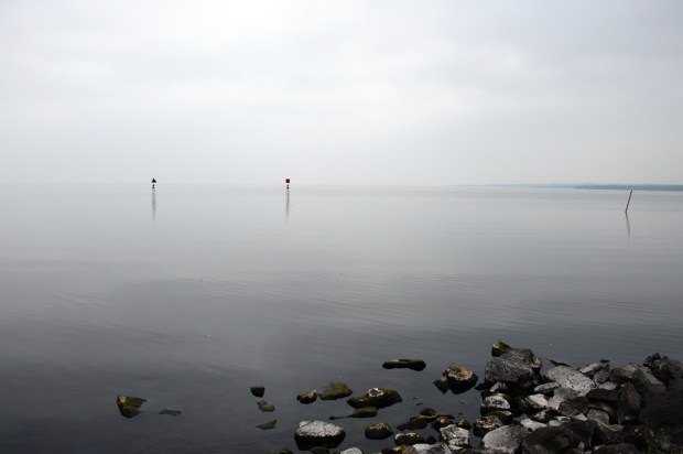 An eerie Lough Neagh